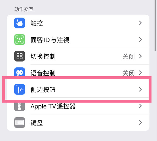 渔薪镇苹果14维修店分享iPhone14 Plus侧键双击下载功能关闭方法 