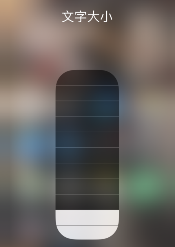 渔薪镇苹果手机维修分享小技巧：在 iPhone 控制中心快速调节字体大小 