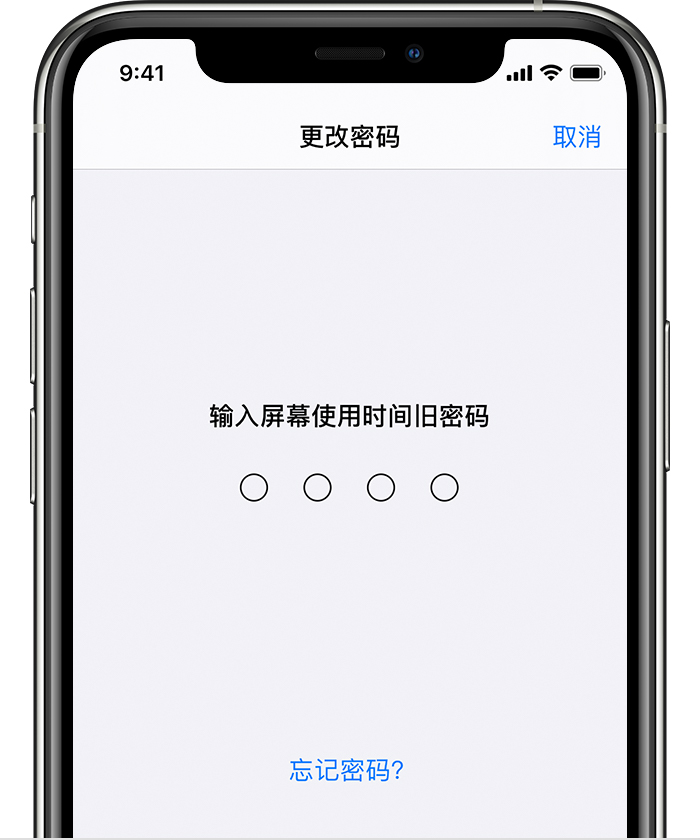 渔薪镇苹果手机维修分享iOS 14 忘记屏幕使用时间密码怎么办 